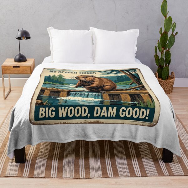Item preview, Big wood, Dam good! designed and sold by NicMacTees.