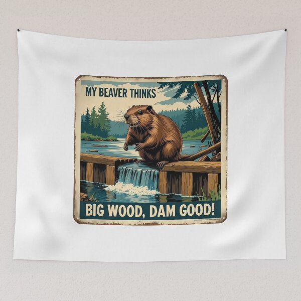 Item preview, Big wood, Dam good! designed and sold by NicMacTees.