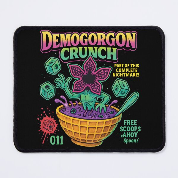 Item preview,  Demogorgon Cereal Fanart Shirt | Netflix 80s Nostalgia Eggo Horror Parody Tee – Glow in the Dark designed and sold by WAUZ.
