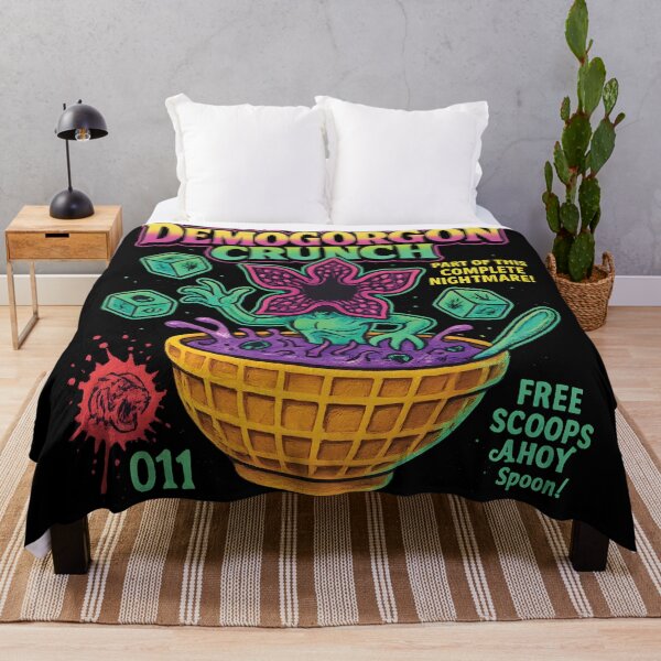 Item preview, Demogorgon Cereal Fanart Shirt | Netflix 80s Nostalgia Eggo Horror Parody Tee – Glow in the Dark designed and sold by WAUZ.