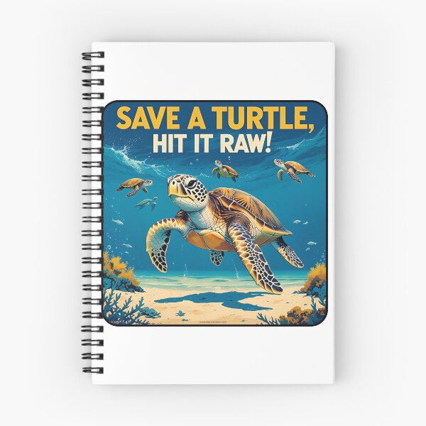 Item preview, Save a turtle, hit it raw! designed and sold by NicMacTees.
