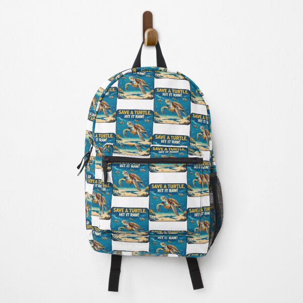 Item preview, Save a turtle, hit it raw! designed and sold by NicMacTees.