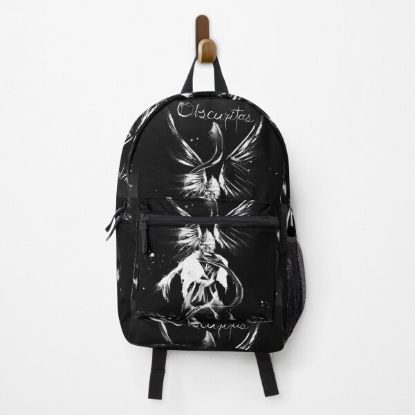 Item preview, Obscuritas Angel - White on Black designed and sold by PorcelinaArt.