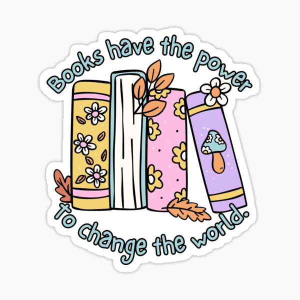 Item preview, Book Have the Power to Change the World — Floral Boho Quote designed and sold by parshalltoyou.