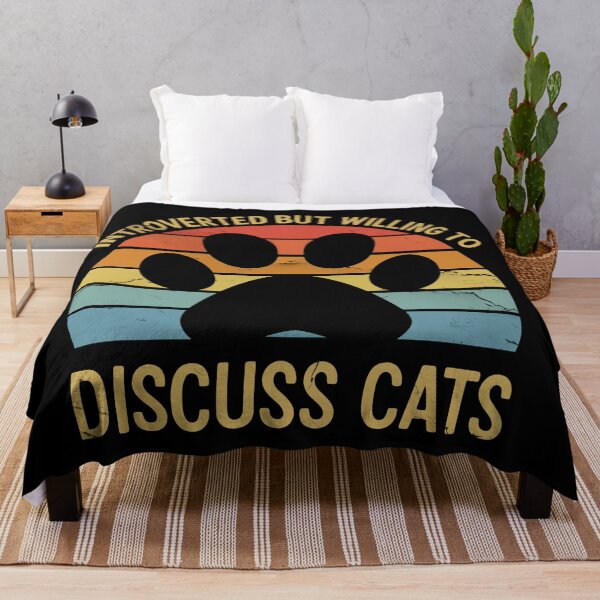 Item preview, Introverted But Welling To Discuss Cats designed and sold by YalenArt.