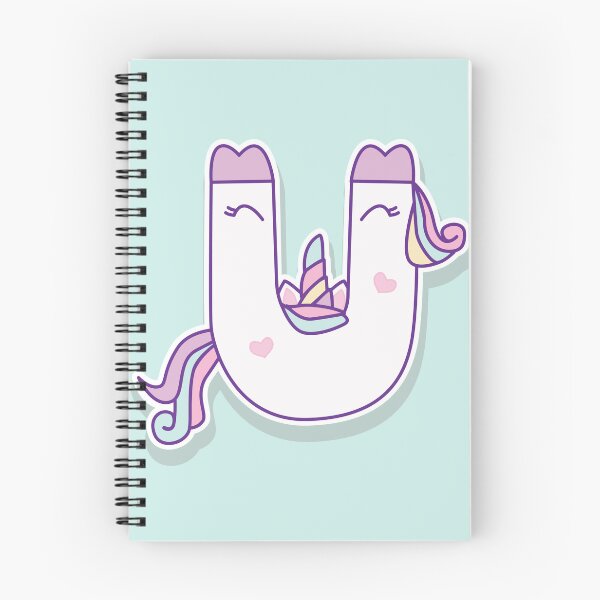 Item preview, U is for Unicorn – Cute Letter U Design designed and sold by FilizDesigner.
