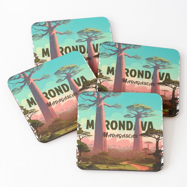 Item preview, Morondava Madagascar Travel Poster Wall Home Decor Art designed and sold by GTwoThree.