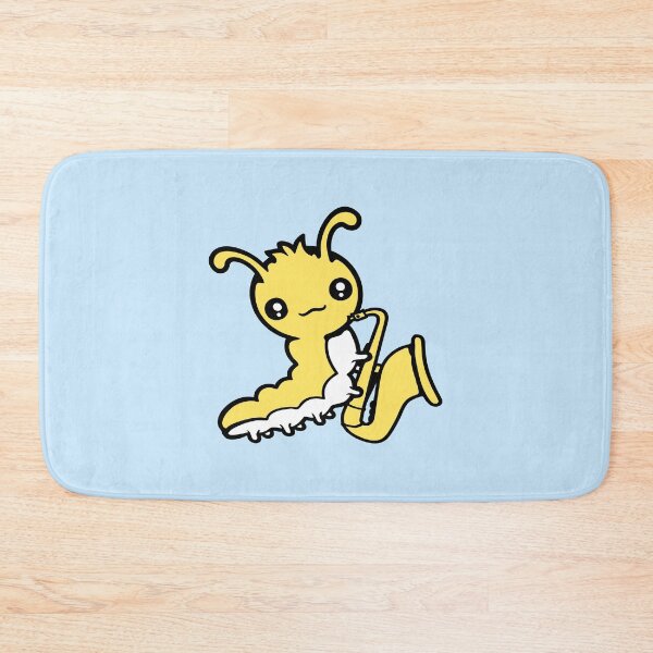 Item preview, Caterpillar Saxophone Trumped Instrument Music Hobby Fun designed and sold by shirt-o-mat.