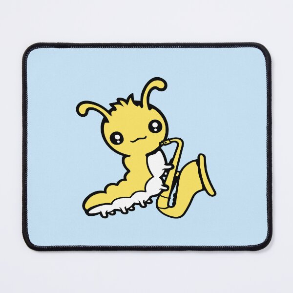 Item preview, Caterpillar Saxophone Trumped Instrument Music Hobby Fun designed and sold by shirt-o-mat.