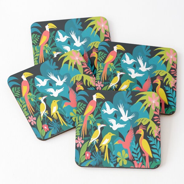 Item preview, Tropical Birds Matisse Style Cut-Out Garden designed and sold by Max Store.