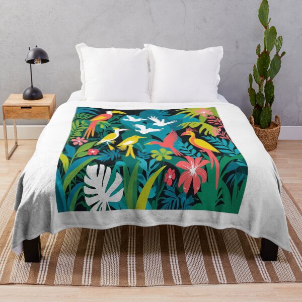 Item preview, Tropical Birds Matisse Style Cut-Out Garden designed and sold by Max Store.
