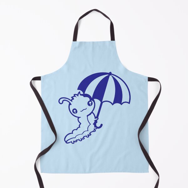 Item preview, Caterpillar Umbrella Flying Sky Windy Vacation Rainy Cute designed and sold by shirt-o-mat.