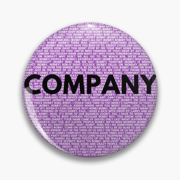 Item preview, Company Lyrics designed and sold by broadwaygirl142.