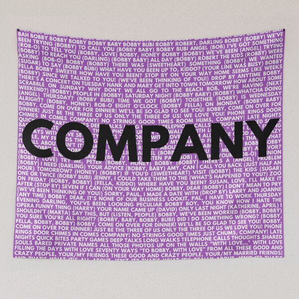 Item preview, Company Lyrics designed and sold by broadwaygirl142.