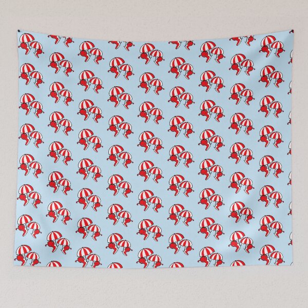 Item preview, 2 Caterpillar Umbrella Flying Sky Windy Vacation Rainy Team designed and sold by shirt-o-mat.