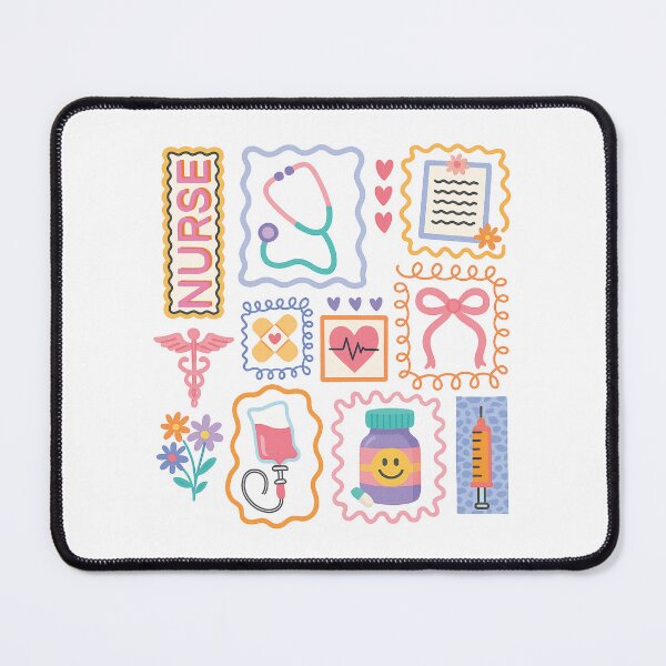 Item preview, Colorful Preppy Nurse Trendy Nurse Health Care Worker Stethoscope designed and sold by modoodles357.