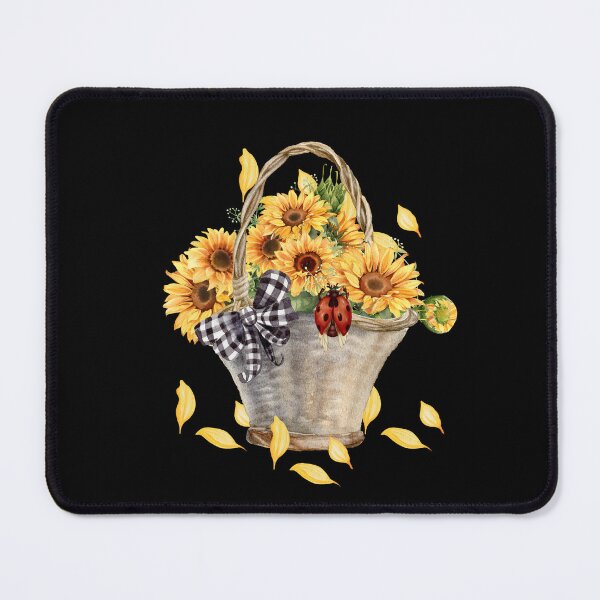 Item preview, A large summer basket with sunflowers designed and sold by DżodżoJoy.