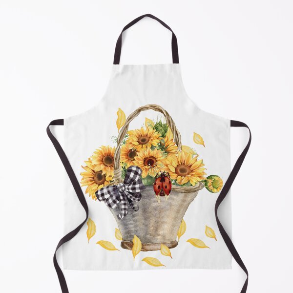 Item preview, A large summer basket with sunflowers designed and sold by DżodżoJoy.