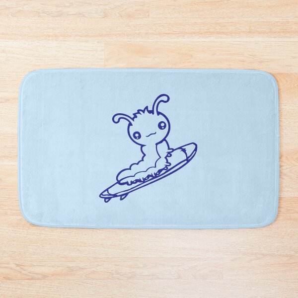 Item preview, Caterpillar Surfer Surfing Surfboard Sea Waves Riding Hobby designed and sold by shirt-o-mat.