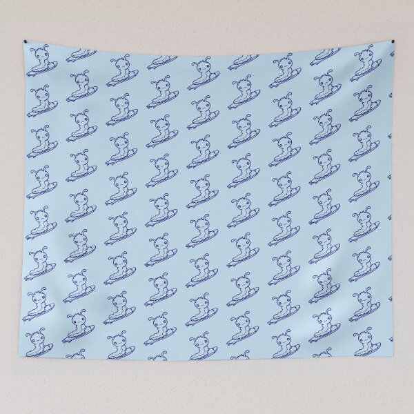 Item preview, Caterpillar Surfer Surfing Surfboard Sea Waves Riding Hobby designed and sold by shirt-o-mat.