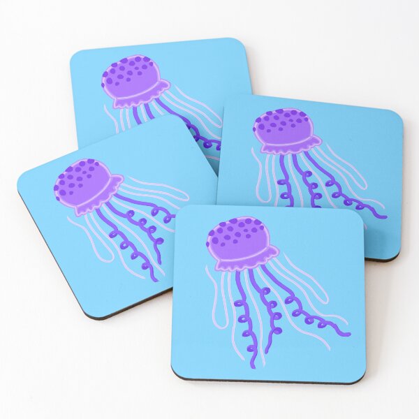 Item preview, Purple jellyfish  designed and sold by peachiabbi.