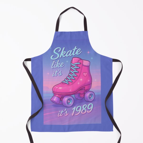 Item preview, Skate Like It’s 1989 – Barbie-Pink Roller Skate Design designed and sold by VoidBloom Studio.