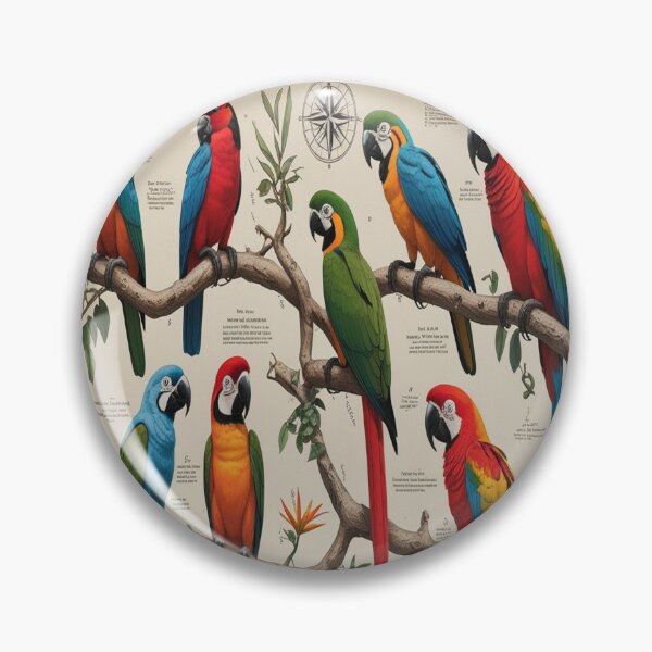 Item preview, Victorian Naturalist Exotic Birds Scientific Illustration designed and sold by Max Store.