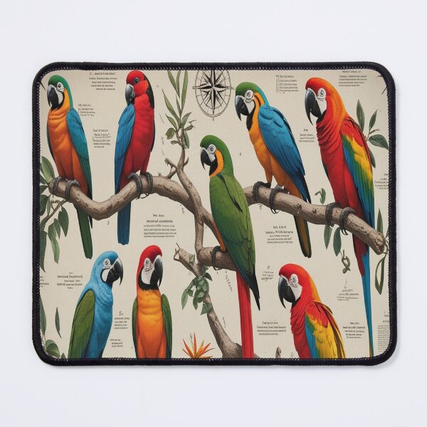 Item preview, Victorian Naturalist Exotic Birds Scientific Illustration designed and sold by Max Store.