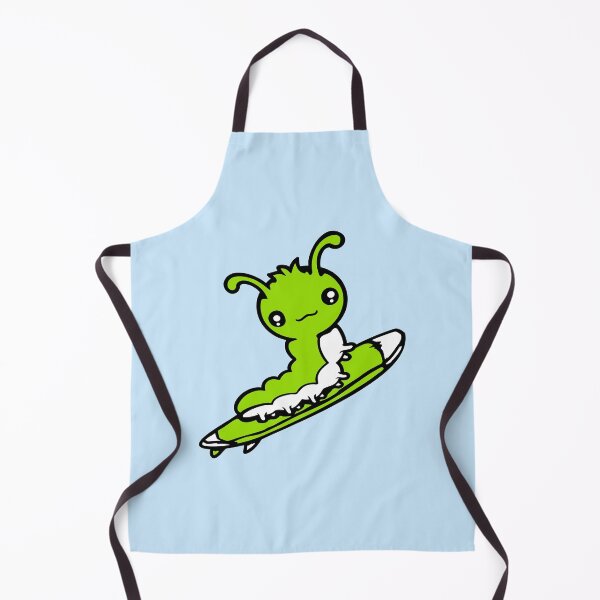 Item preview, Caterpillar Surfer Surfing Surfboard Sea Waves Riding Hobby designed and sold by shirt-o-mat.