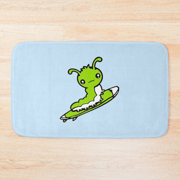 Item preview, Caterpillar Surfer Surfing Surfboard Sea Waves Riding Hobby designed and sold by shirt-o-mat.