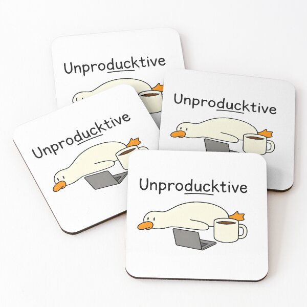Item preview, Unproductive "Unproducktive" Duck  designed and sold by wendy4496.