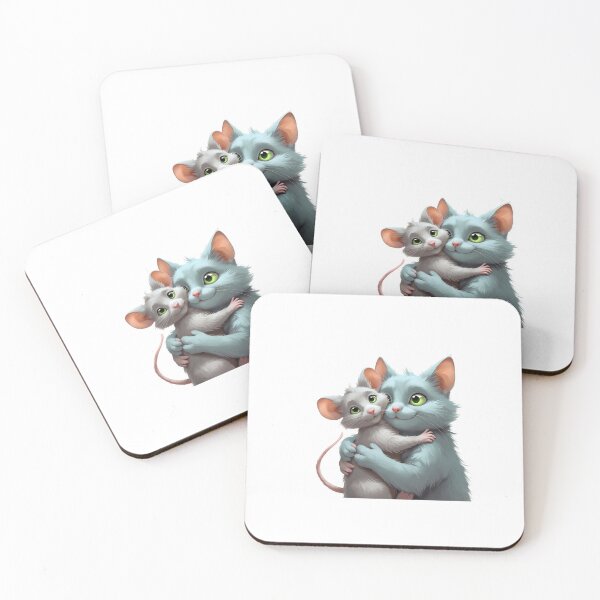 Item preview, Mice and cat love designed and sold by DonnaUka.
