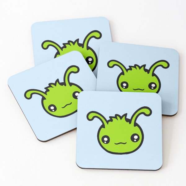 Item preview, Caterpillar Alien Cute Little Monster Happy Smile Comic designed and sold by shirt-o-mat.