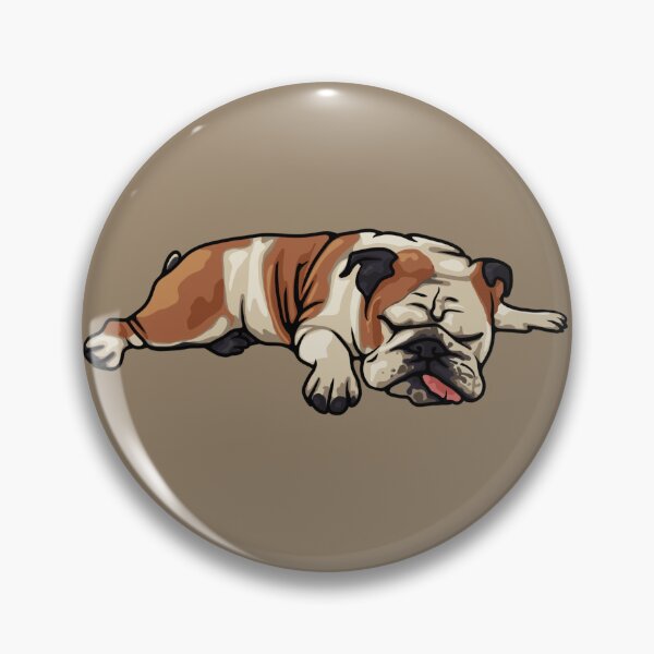 Item preview, English Bulldog Napping designed and sold by Unhinged Heather.