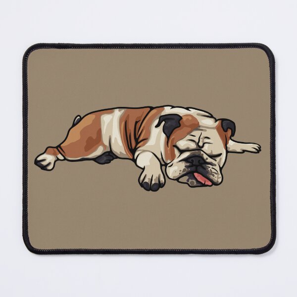 Item preview, English Bulldog Napping designed and sold by Unhinged Heather.