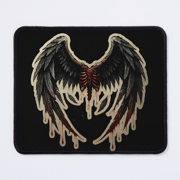 Item preview, Fallen Bloody Skeletal Dark Angel Wings designed and sold by DeadFrame.