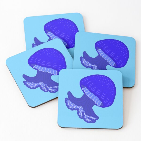 Item preview, Blue jellyfish  designed and sold by peachiabbi.