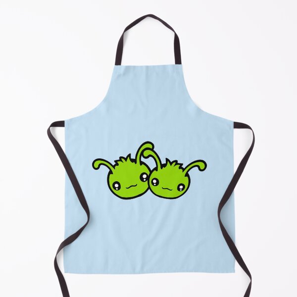 Item preview, 2 Caterpillar Alien Cute Little Monster Happy Smile Team designed and sold by shirt-o-mat.