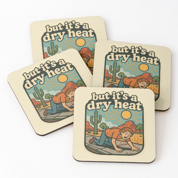 Item preview, It’s a Dry Heat – Arizona Survival Sticker designed and sold by Cosmic-Meadows.