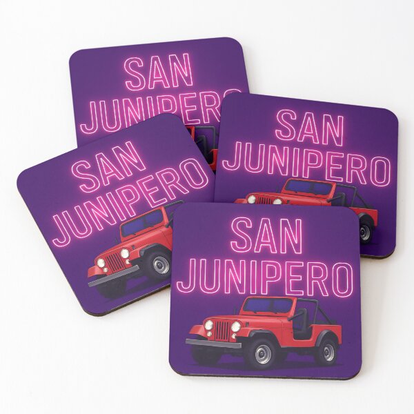 Item preview, San Junipero's Red Ride designed and sold by FunkySchweet.
