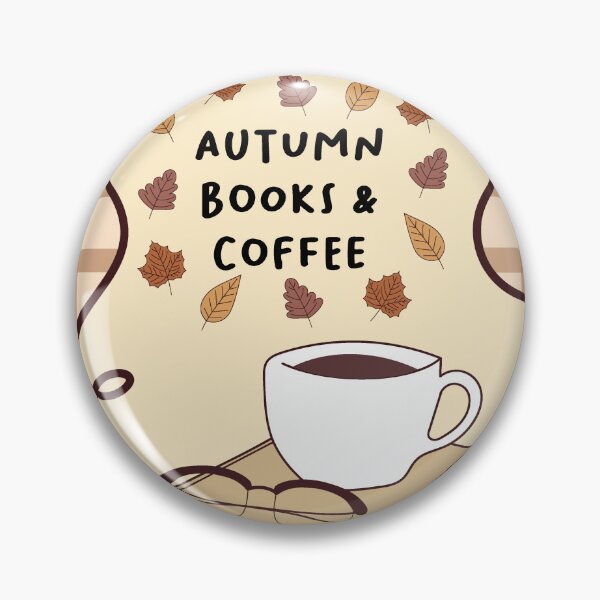 Item preview, Autumn, Books & Coffee – Cozy Fall Aesthetic Illustration designed and sold by digitalworld-it.