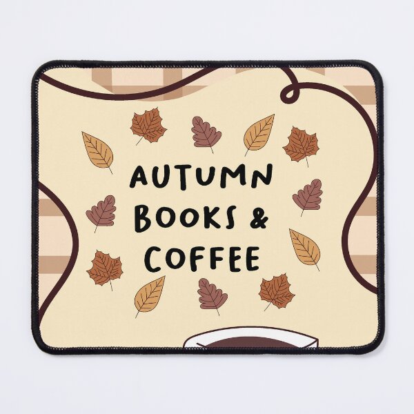 Item preview, Autumn, Books & Coffee – Cozy Fall Aesthetic Illustration designed and sold by digitalworld-it.