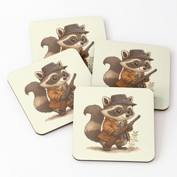 Item preview, The Raccoon Detective designed and sold by DakotaPoppin.