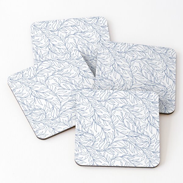 Item preview, Viney, Blue on White designed and sold by BohoHoosier.