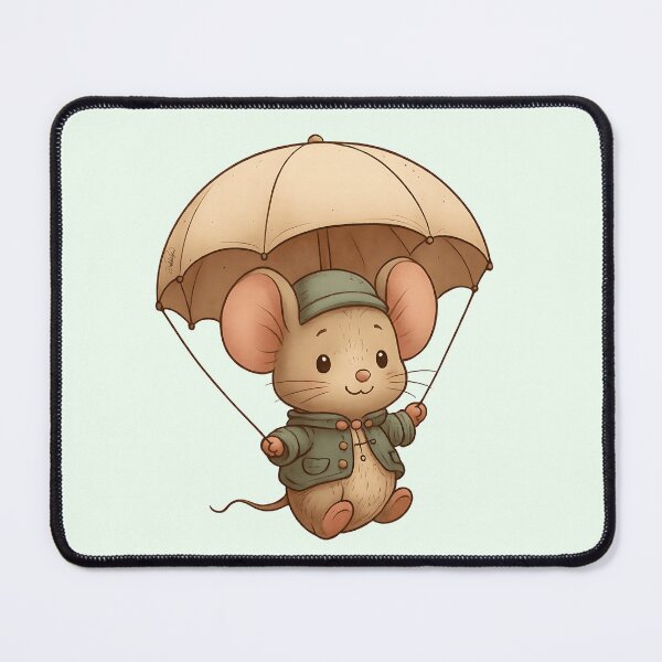 Item preview, The Parachuting Mouse designed and sold by DakotaPoppin.