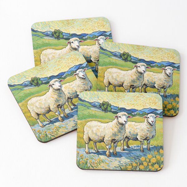 Item preview, sheep on Dartmoor(photography + AI) designed and sold by artsmeow.