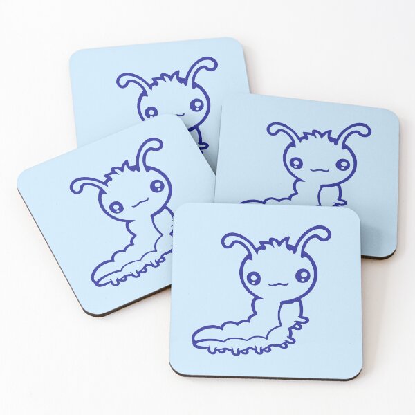 Item preview, Caterpillar Cute Little Friendly Worm Smile Larvae Drawing designed and sold by shirt-o-mat.