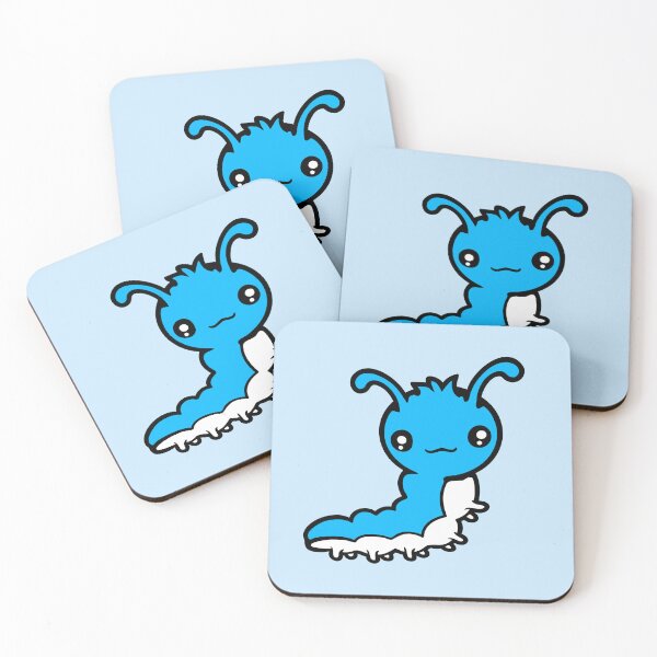 Item preview, Caterpillar Cute Little Friendly Worm Smile Larvae Drawing designed and sold by shirt-o-mat.