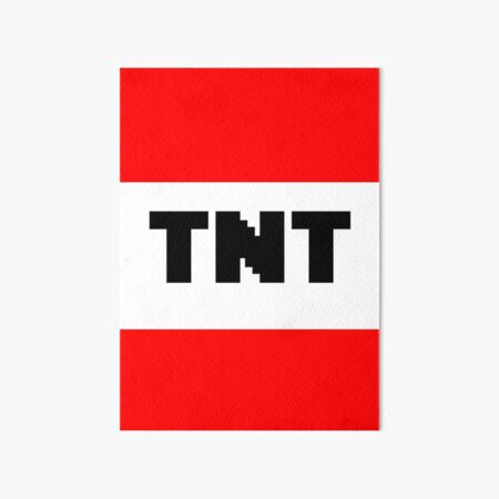 Tnt Minecraft Wall Art | Redbubble