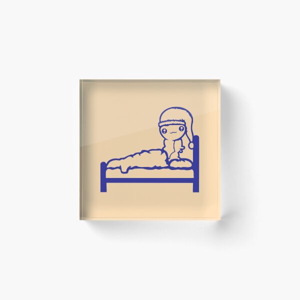Item preview, Caterpillar Sleeping Bed Tired Good Night Hat Cute Relax designed and sold by shirt-o-mat.